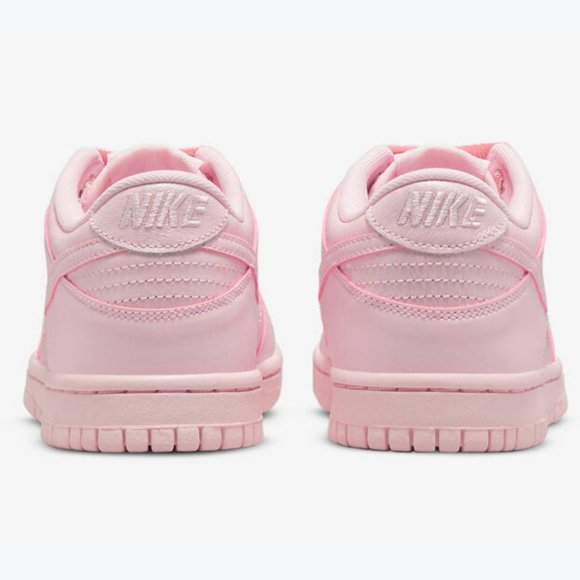 🎀[BRAND NEW] NIKE DUNK LOW PRISM PINK GS YOUTH SHOES SIZE 4Y LOW TOP SNEAKERS🎀 - Picture 4 of 12
